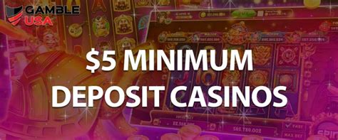  minimum deposit casino usa